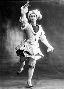 ヴァスラフニジンスキー、ロシアのバレエダンサー、1909年 作： Unbekannt