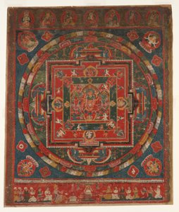 Vasudhara Mandala、1777 Samvat 897 の日付。 作： Unbekannt