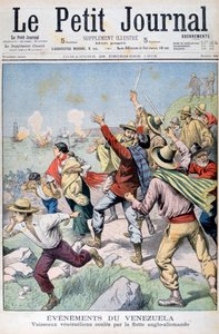 英独艦隊により沈没したベネズエラ船、1902年