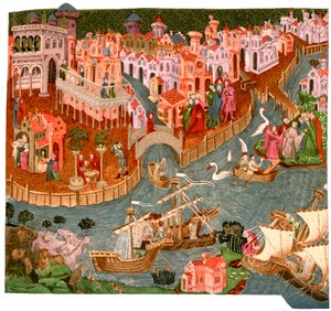 1338年のヴェネツィア、1892年 作： Unbekannt