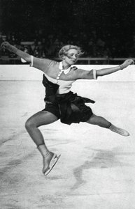 ヴェラフルバ、チェコのフィギュアスケーター、冬季オリンピック、ガルミッシュパルテンキルヘン、ドイツ、1936年 作： Unbekannt