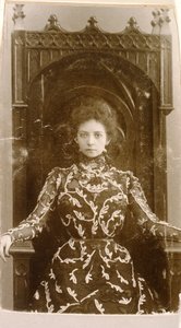 ヴェラコミサルジェフスカヤ、ロシアの女優、1900年代 作： Unbekannt