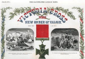 ビクトリアクロス、ギャラントリーのためのイギリスの賞、1857 作： Unbekannt