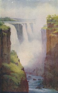 ビクトリアフォールズ、1924年 作： Unbekannt