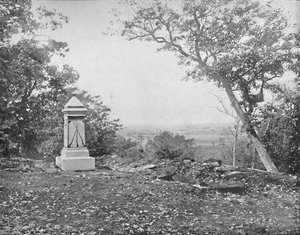 カルプスの丘、ペンシルベニア州ゲティスバーグ、c1897からの眺め。 作： Unbekannt