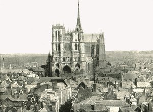 鐘楼、アミアン、フランス、1895年からの眺め。 作： Unbekannt