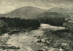 オールドブリッジ、インバーコールド、ブレーマー、1898年からの眺め。 作： Unbekannt