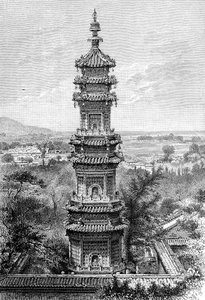 サマーパレス、北京、c1890からの眺め 作： Unbekannt