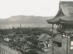 丘からの眺め、京都、日本、1895年。