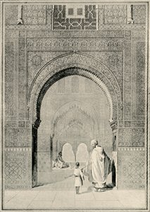19世紀の2人の姉妹のホールの眺め、1907年。