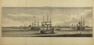 アルハンゲリスク、1770年頃の眺め 作： Unbekannt
