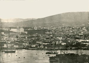 クリスチャニア、オスロ、ノルウェー、1895年のビュー。 作： Unbekannt