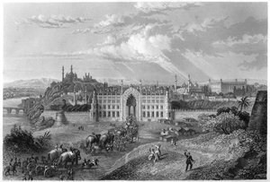 ラクナウ、インド、c1860のビュー