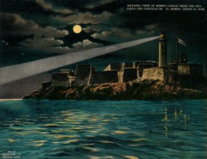 海、ハバナ、キューバ、c1920からモロ城の眺め 作： Unbekannt