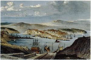 セバストポリの眺め、c。 1850 作： Unbekannt
