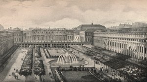 1834年、1915年のパレロワイヤルの眺め 作： Unbekannt