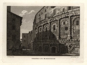 マルセルス劇場の眺め（ローマ、Teatro di Marcello