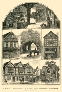 チェスターの眺め、1898年。 作： Unbekannt
