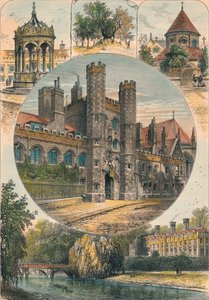 ケンブリッジ、c1890に関する見解。 作： Unbekannt