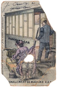 ヴィンテージフランスポストカード、c1900