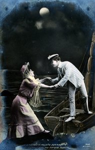 ヴィンテージフランスポストカード、c1900 作： Unbekannt