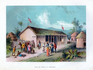 クウィララでのアラブ人の訪問、c1875 作： Unbekannt