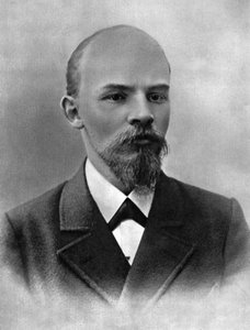 ウラジミール・ウリヤノフ・レーニン、ロシアのボルシェビキ革命家、モスクワ、ロシア、1900年2月 作： Unbekannt