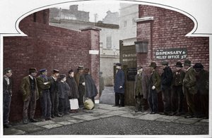 セントメリルボーンワークハウス、ロンドン、Luxborough Street、c1901 1903への入院を待っています。 作： Unbekannt