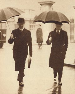 雨の中を歩く、1937