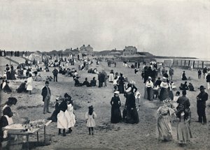 ウォルトンオンザネーズ-ビーチでのシーン、1895 作： Unbekannt