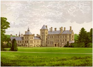 Walton Hall、ウォリックシャー、Baronet Mordaunt、c1880の家 作： Unbekannt