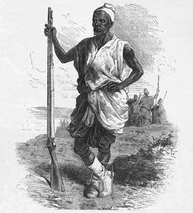 エルミナの戦士、c1880