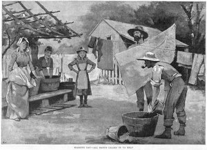 洗濯の日-1889年 作： Unbekannt