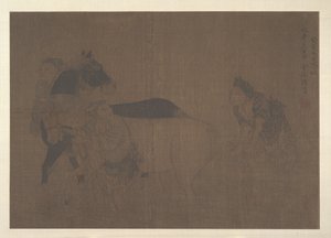 馬を洗う。 作： Unbekannt