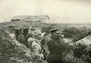 フランスでの戦いの様子、1915年、1919年。