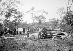 滝の金鉱、Boorara、カルグーリー、西オーストラリア、1896 作： Unbekannt