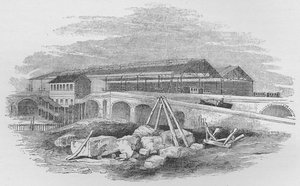 ウォータールー駅、最初に建てられたときに登場した、c1848、1912 作： Unbekannt