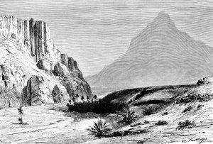 Web El-Halluf、モロッコのフィグイグ近郊、1895年 作： Unbekannt