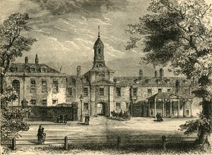 ケンジントン宮殿の西正面、c1876。