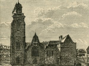 セントマーティンズインザフィールズの古い教会の西側の景色。1721年、1881年に引き下げられた。