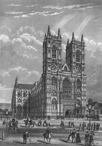 ウェストミンスター寺院、ロンドン、c1860 1878の西の正面 作： Unbekannt