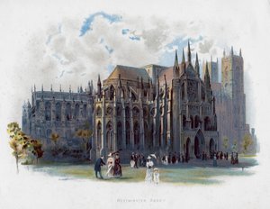 ウエストミンスター寺院、ロンドン、19世紀後半 作： Unbekannt