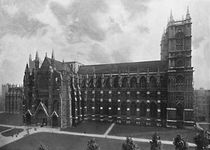 ウェストミンスター寺院、c1896 作： Unbekannt