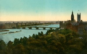 ウェストミンスターブリッジ、ロンドン、c1910。 作： Unbekannt