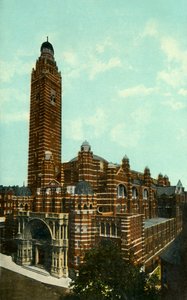 ウェストミンスター大聖堂、ロンドン、c1910。 作： Unbekannt