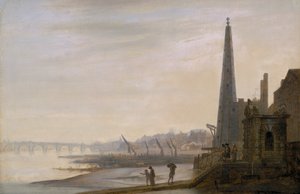 「ヨーク階段からのウェストミンスター」、c1780 作： Unbekannt