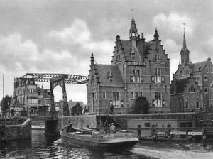 ピーター皇帝が船長として働いた場所、オランダ、ザーンダム、c1934 作： Unbekannt