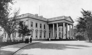 ホワイトハウス、ワシントン、アメリカ合衆国、1901 作： Unbekannt