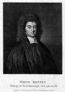 ホワイトケネット1660-1728、歴史家、ピーターバラ司教、1803年