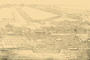 ホワイトホール、川から、1881年。 作： Unbekannt